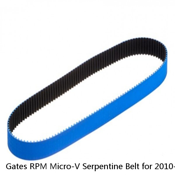 Gates RPM Micro-V Serpentine Belt for 2010-2014 Hyundai Genesis Coupe 3.8L jq