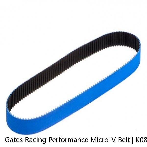 Gates Racing Performance Micro-V Belt | K08 1 3/32in x 49 1/8in | Black