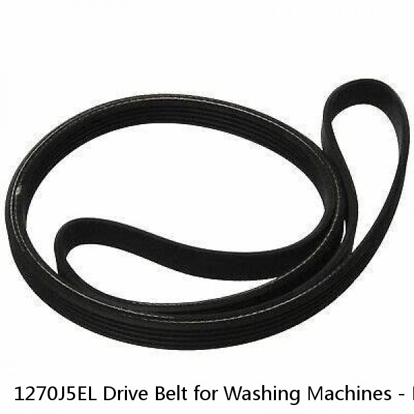 1270J5EL Drive Belt for Washing Machines - Length: 1270mm, J5 5 Rib Poly Vee